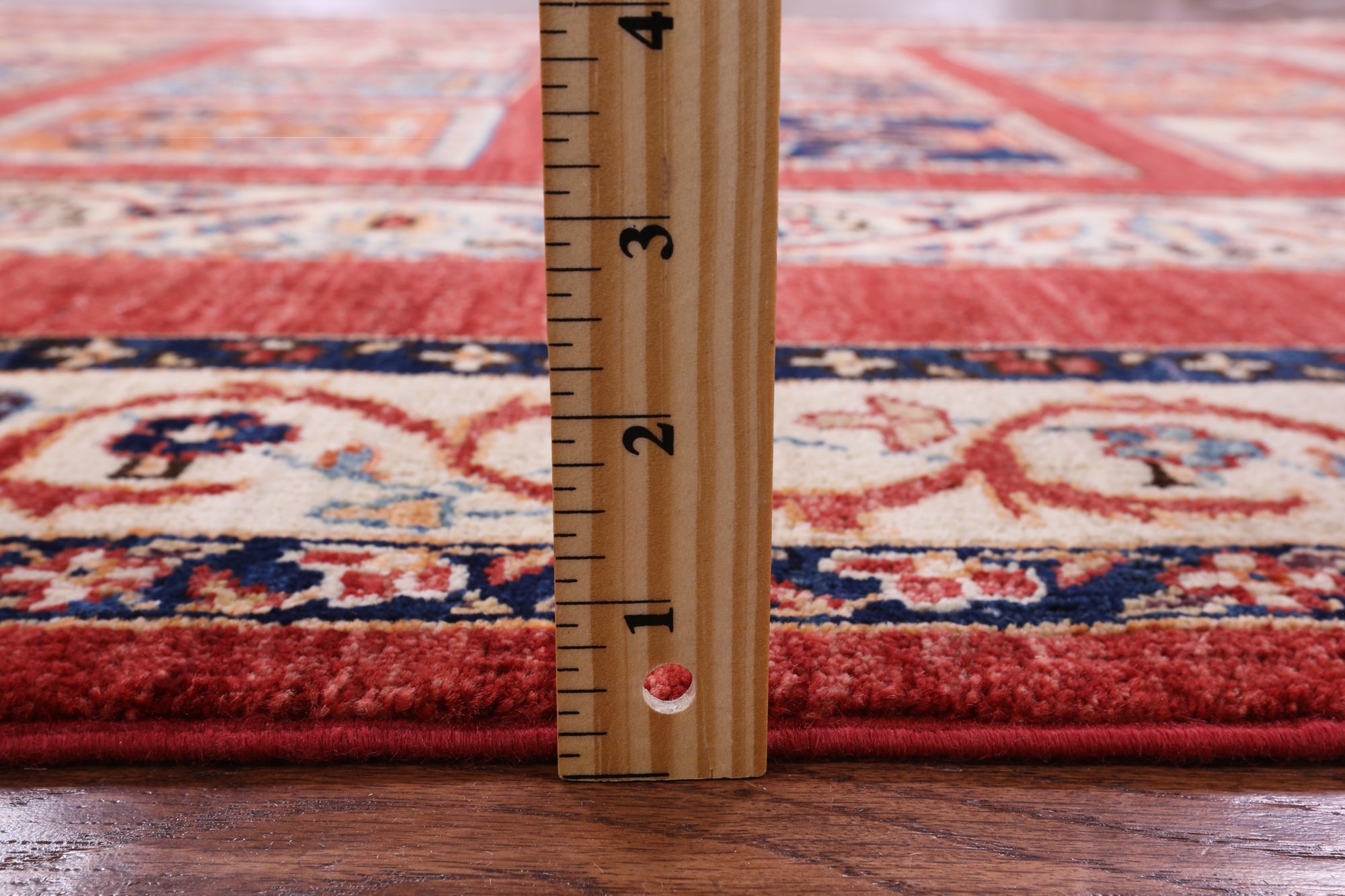 Red Garden Design Persian Hand Knotted Wool Rug - 5' 10" X 8' 0" - Golden Nile