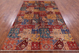 Super Kazak Handmade Wool Rug - 6' 8" X 9' 9" - Golden Nile