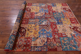 Super Kazak Handmade Wool Rug - 6' 8" X 9' 9" - Golden Nile