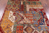 Super Kazak Hand Knotted Wool Rug - 5' 0" X 6' 5" - Golden Nile