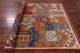 Super Kazak Hand Knotted Wool Rug - 5' 11" X 8' 0" - Golden Nile