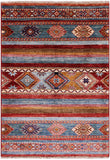 Khorjin Persian Gabbeh Handmade Wool Rug - 2' 9" X 3' 11" - Golden Nile