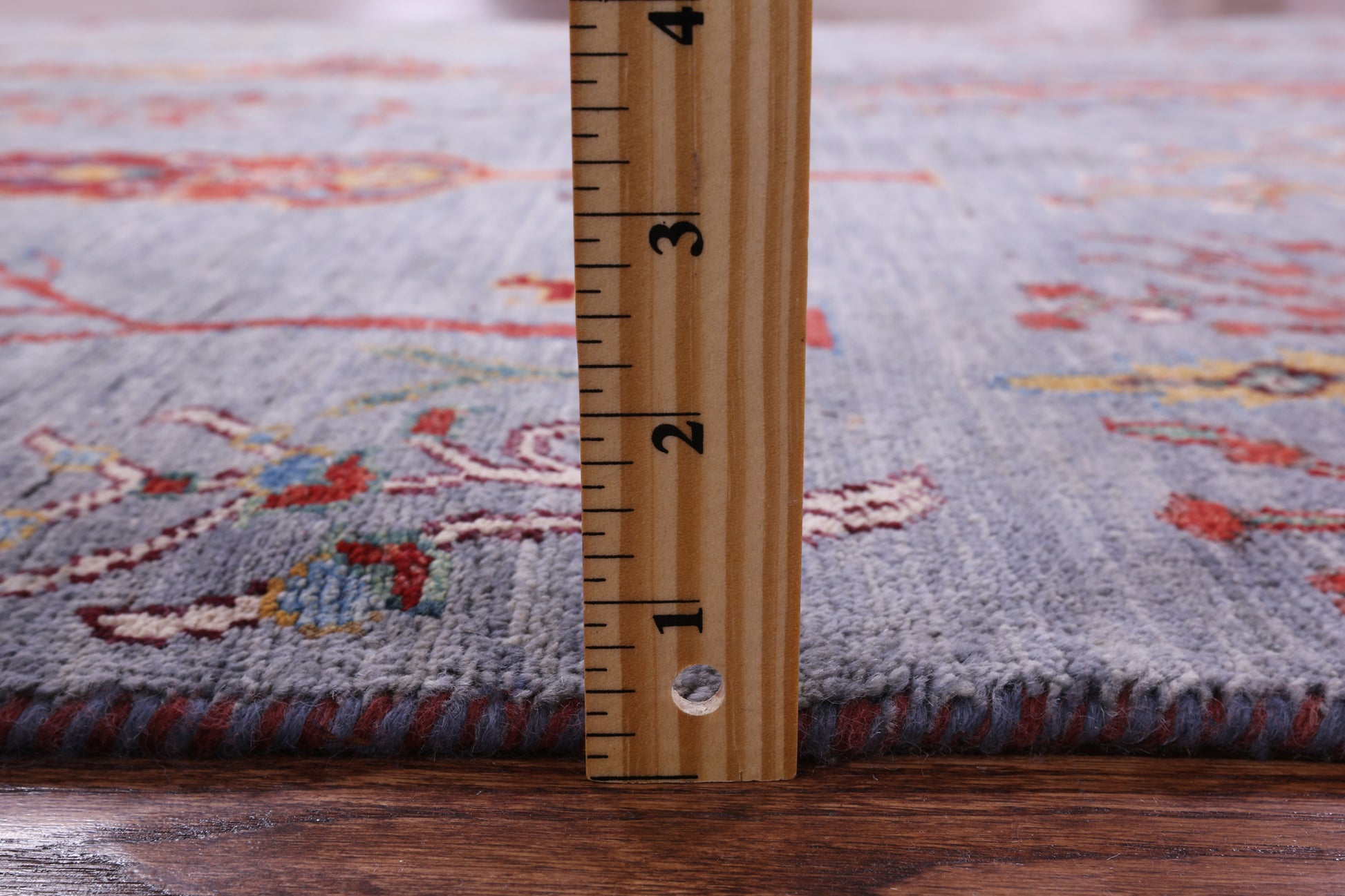 Tribal Persian Gabbeh Handmade Wool Rug - 4' 7" X 6' 6" - Golden Nile