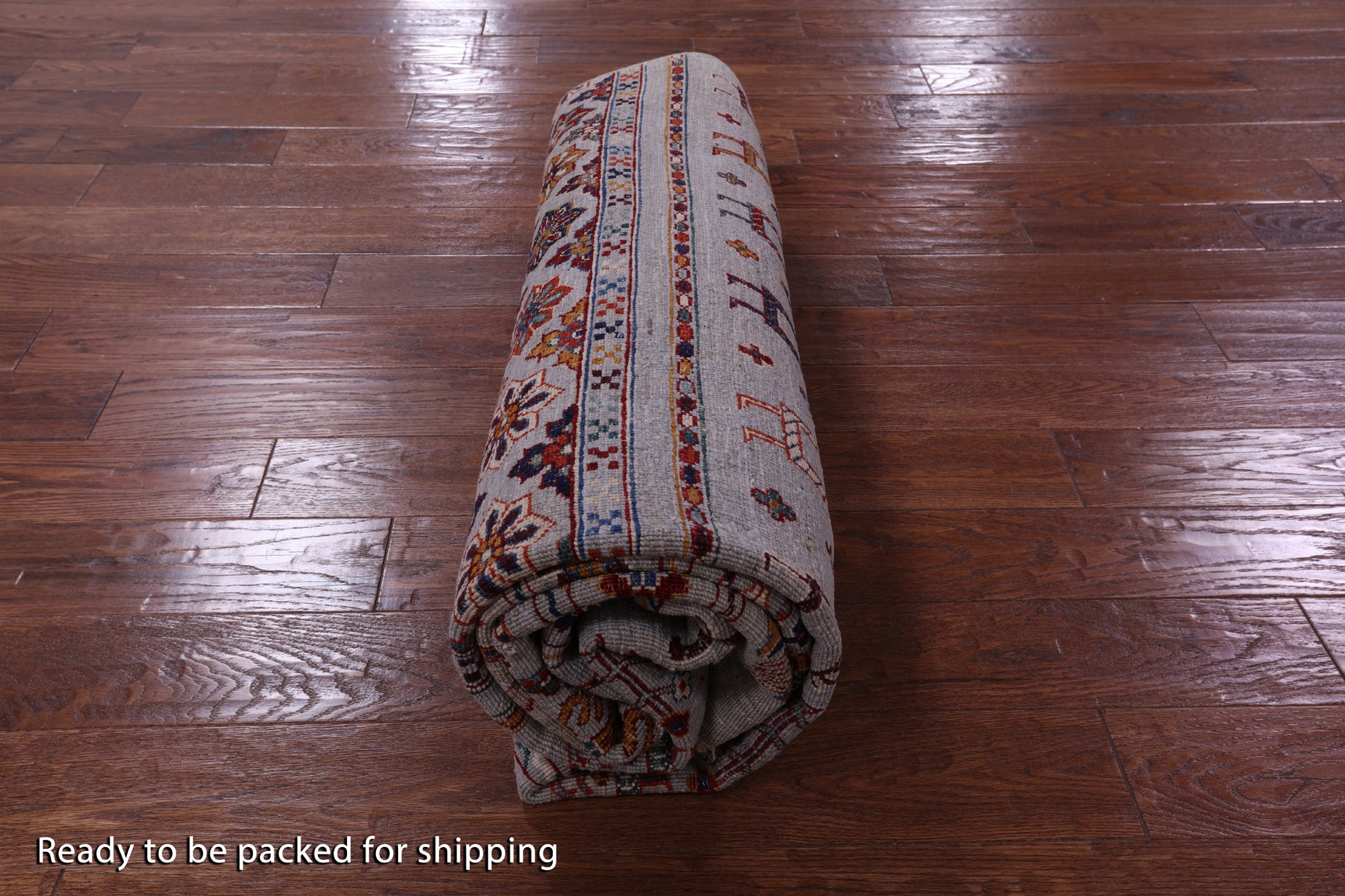 Tribal Persian Gabbeh Hand Knotted Wool Rug - 6' 3" X 9' 8" - Golden Nile
