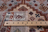 Khorjin Persian Gabbeh Hand Knotted Wool Rug - 6' 9" X 8' 1" - Golden Nile