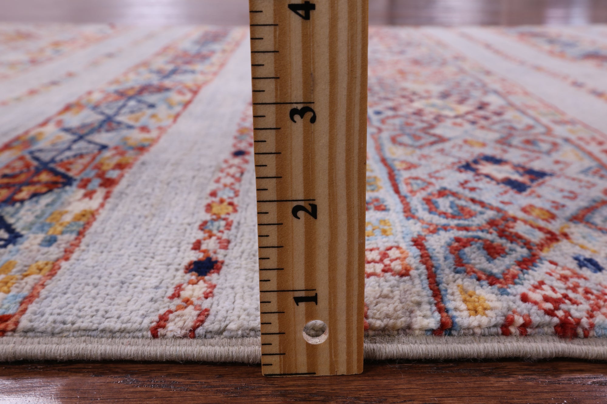 Khorjin Persian Gabbeh Hand Knotted Wool Rug - 3' 2" X 5' 0" - Golden Nile