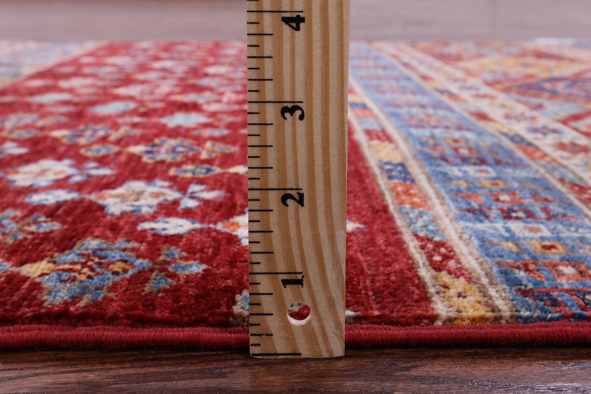 Khorjin Persian Gabbeh Handmade Wool Rug - 3' 3" X 4' 11" - Golden Nile