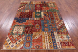 Super Kazak Hand Knotted Wool Rug - 5' 6" X 7' 9" - Golden Nile