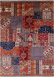 Super Kazak Handmade Wool Rug - 5' 6" X 7' 6" - Golden Nile
