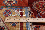 Super Kazak Handmade Wool Rug - 5' 6" X 7' 6" - Golden Nile