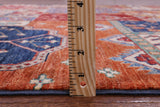 Super Kazak Handmade Wool Rug - 5' 6" X 7' 6" - Golden Nile