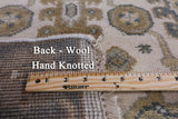 Ivory Turkish Oushak Hand Knotted Wool Runner Rug - 2' 7" X 11' 11" - Golden Nile