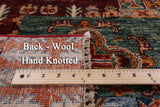 Super Kazak Hand Knotted Wool Rug - 5' 9" X 7' 10" - Golden Nile