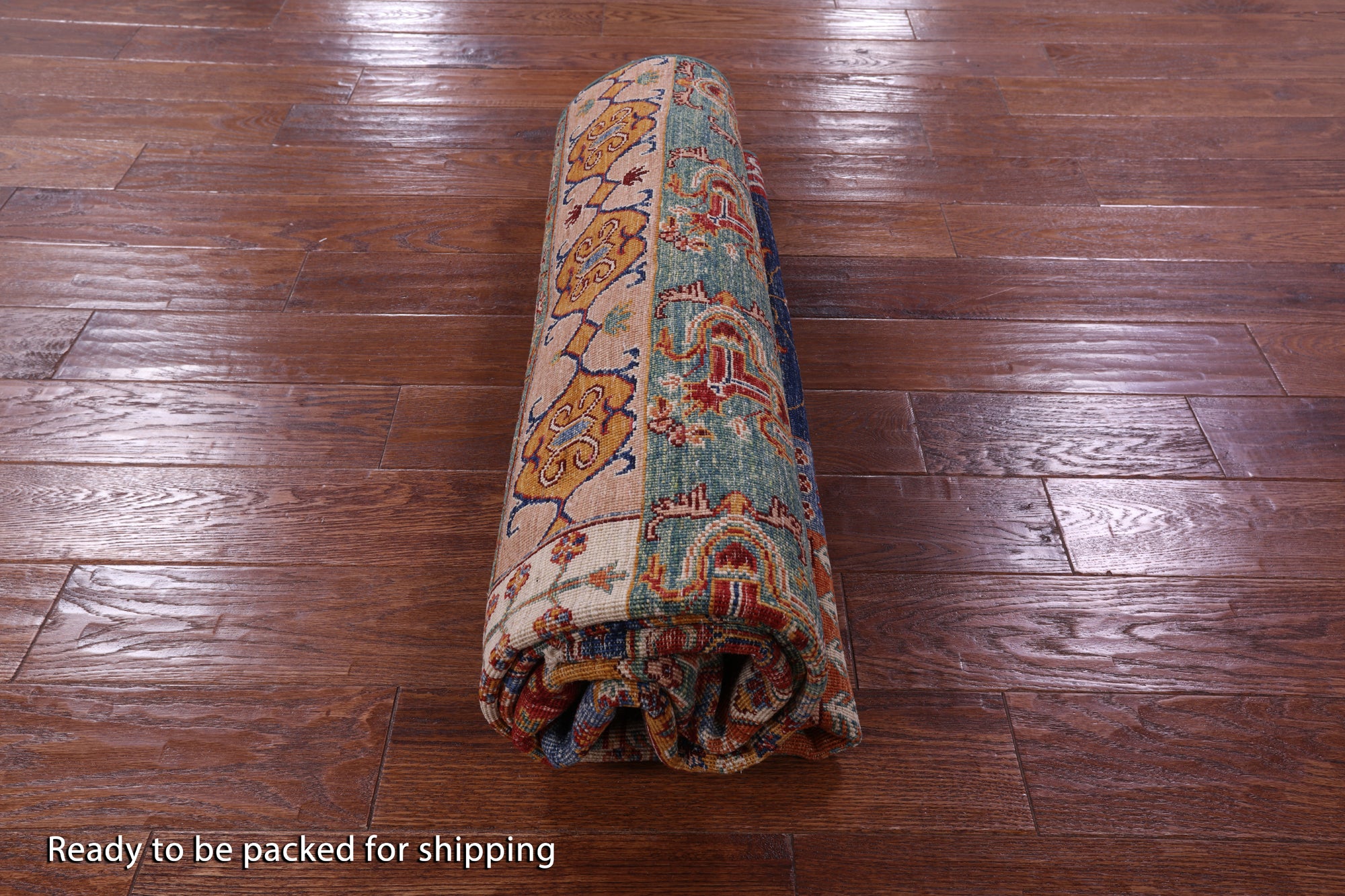 Super Kazak Hand Knotted Wool Rug - 5' 8" X 7' 9" - Golden Nile
