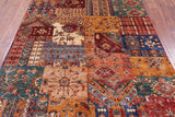 Super Kazak Hand Knotted Wool Rug - 5' 8" X 7' 8" - Golden Nile