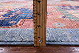 Super Kazak Hand Knotted Wool Rug - 6' 0" X 8' 8" - Golden Nile