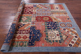 Super Kazak Hand Knotted Wool Rug - 6' 0" X 8' 8" - Golden Nile
