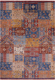 Super Kazak Handmade Wool Rug - 7' 0" X 9' 9" - Golden Nile