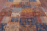 Super Kazak Handmade Wool Rug - 7' 0" X 9' 9" - Golden Nile