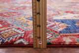 Super Kazak Handmade Wool Rug - 5' 7" X 8' 1" - Golden Nile