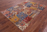 Super Kazak Hand Knotted Wool Rug - 5' 9" X 8' 3" - Golden Nile