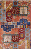 Super Kazak Hand Knotted Wool Rug - 4' 0" X 6' 5" - Golden Nile