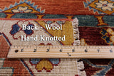Super Kazak Hand Knotted Wool Rug - 4' 0" X 6' 5" - Golden Nile