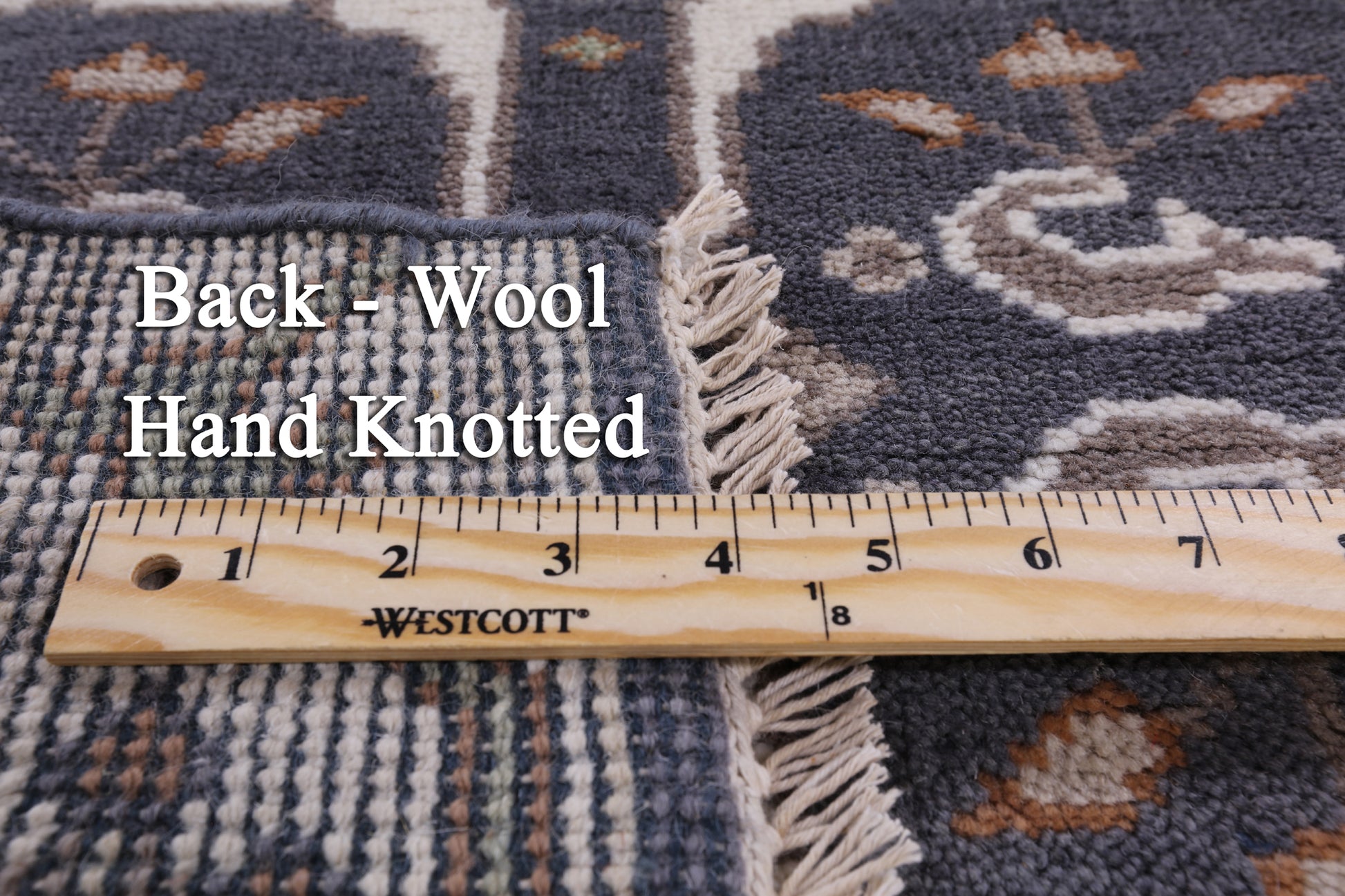 Grey Turkish Oushak Hand Knotted Wool Runner Rug - 2' 7" X 11' 9" - Golden Nile