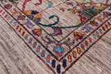Peshawar Hand Knotted Wool Rug - 5' 6" X 8' 3" - Golden Nile