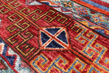 Khorjin Persian Gabbeh Handmade Wool Rug - 3' 2" X 4' 11" - Golden Nile