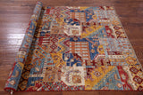 Super Kazak Hand Knotted Wool Rug - 5' 7" X 7' 9" - Golden Nile