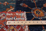 Super Kazak Hand Knotted Wool Rug - 5' 9" X 8' 0" - Golden Nile