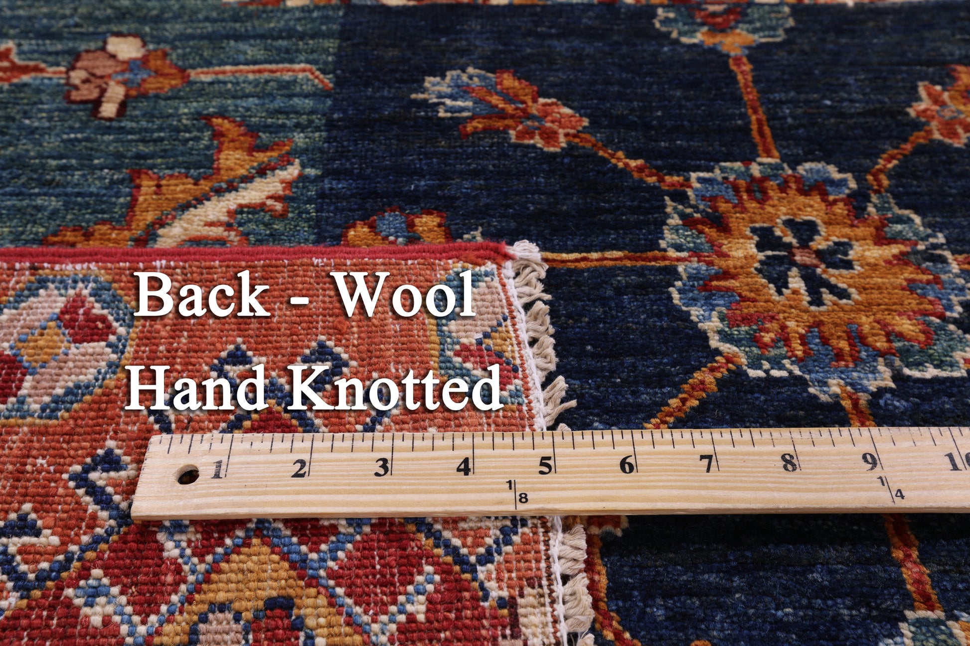 Super Kazak Hand Knotted Wool Rug - 5' 9" X 8' 0" - Golden Nile