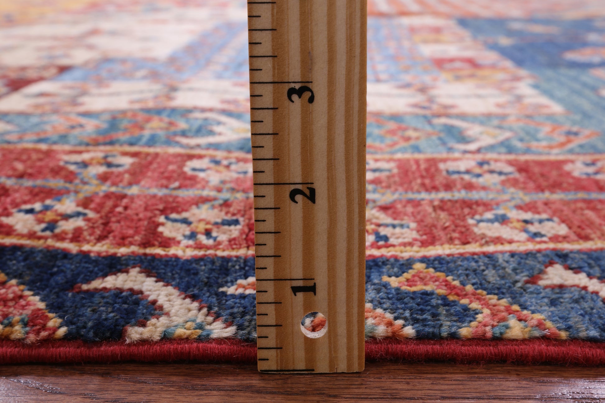 Super Kazak Hand Knotted Wool Rug - 5' 9" X 8' 0" - Golden Nile