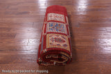 Red Garden Design Persian Hand Knotted Wool Rug - 6' 9" X 10' 1" - Golden Nile