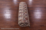Ivory Tribal Persian Gabbeh Hand Knotted Wool Rug - 8' 1" X 11' 3" - Golden Nile