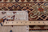 Ivory Tribal Persian Gabbeh Hand Knotted Wool Rug - 8' 1" X 11' 3" - Golden Nile
