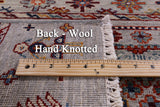 Tribal Persian Gabbeh Hand Knotted Wool Rug - 5' 0" X 6' 9" - Golden Nile