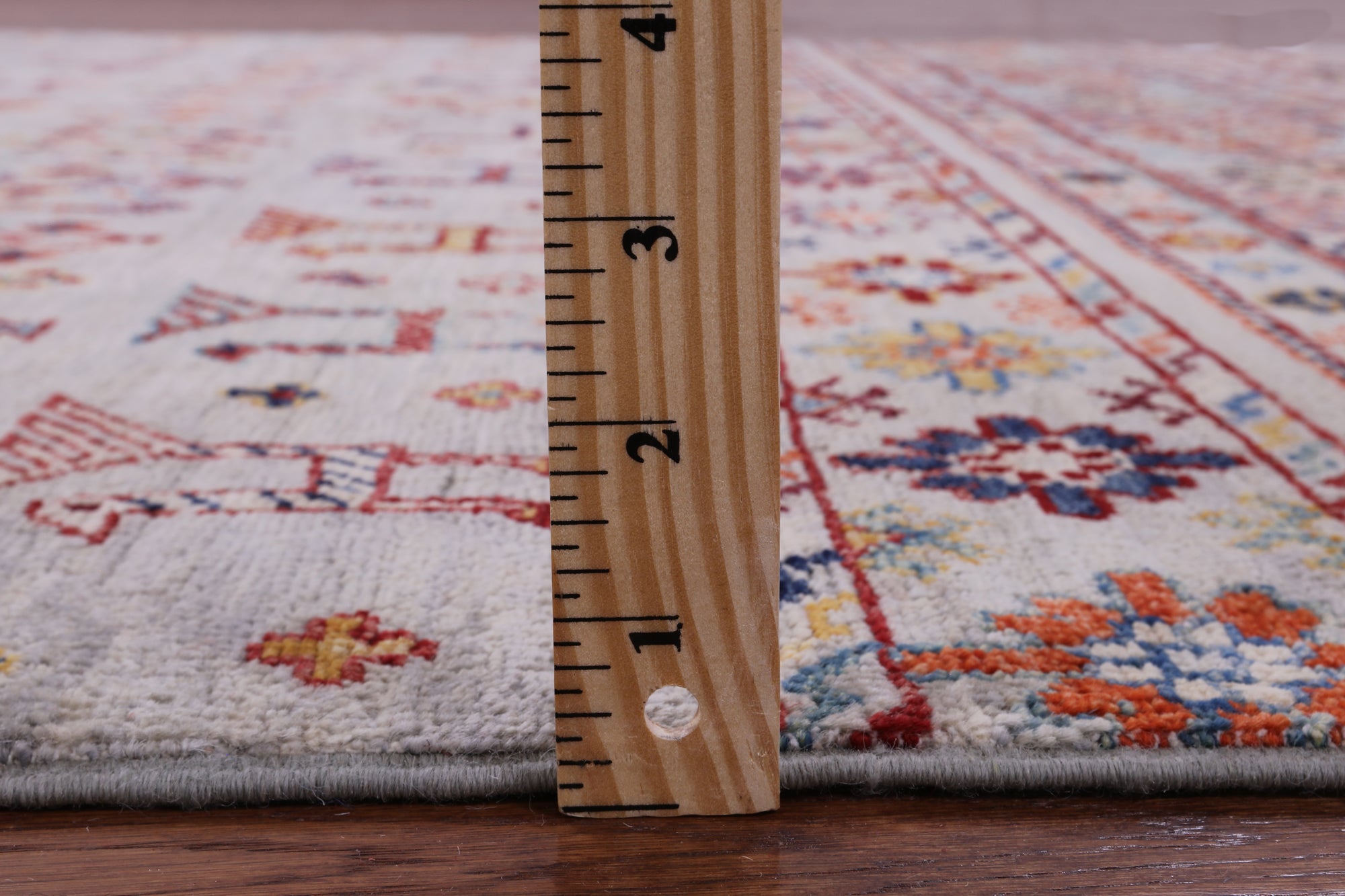 Tribal Persian Gabbeh Hand Knotted Wool Rug - 5' 0" X 6' 9" - Golden Nile