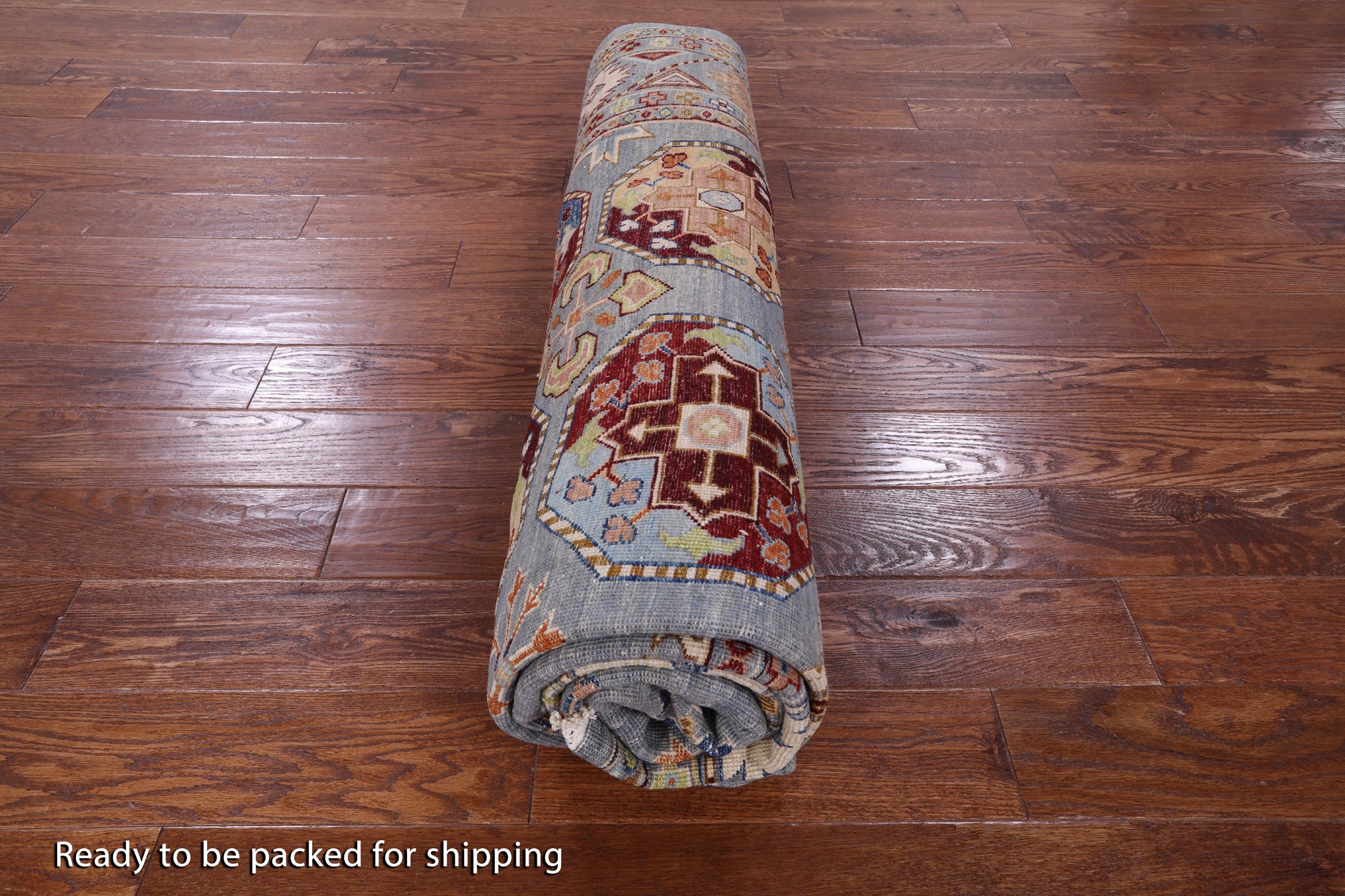 Turkmen Ersari Hand Knotted Wool Rug - 7' 10" X 9' 10" - Golden Nile