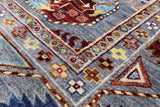 Turkmen Ersari Hand Knotted Wool Rug - 7' 10" X 9' 10" - Golden Nile