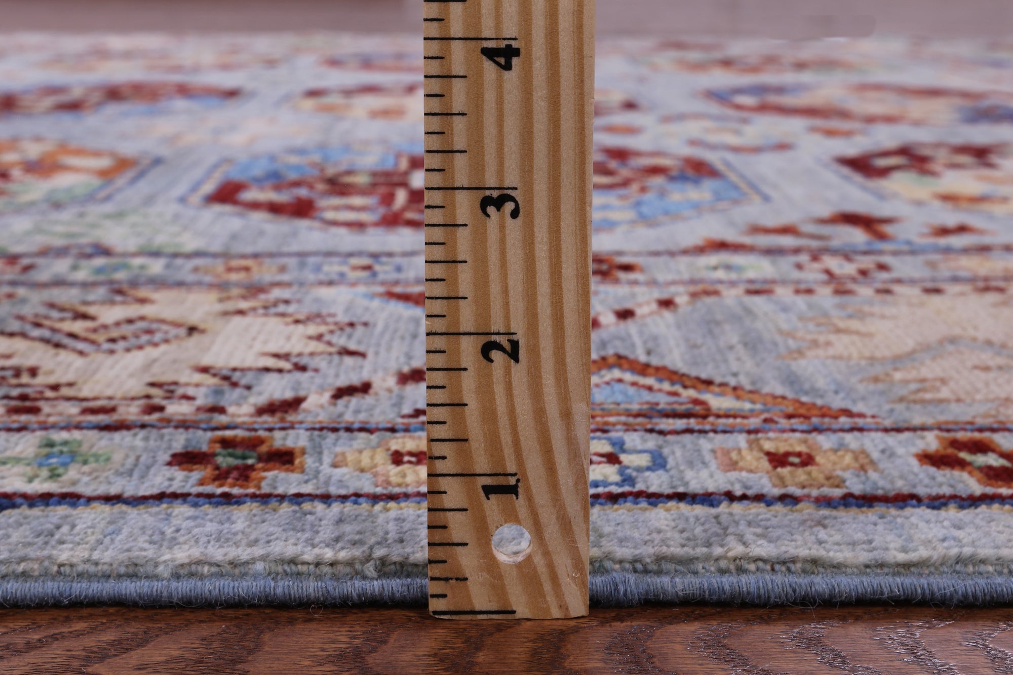 Turkmen Ersari Hand Knotted Wool Rug - 5' 7" X 7' 9" - Golden Nile