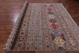 Khorjin Persian Gabbeh Hand Knotted Wool Rug - 8' 11" X 12' 3" - Golden Nile