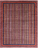 Shall Persian Gabbeh Hand Knotted Wool Rug - 8' 11" X 11' 6" - Golden Nile