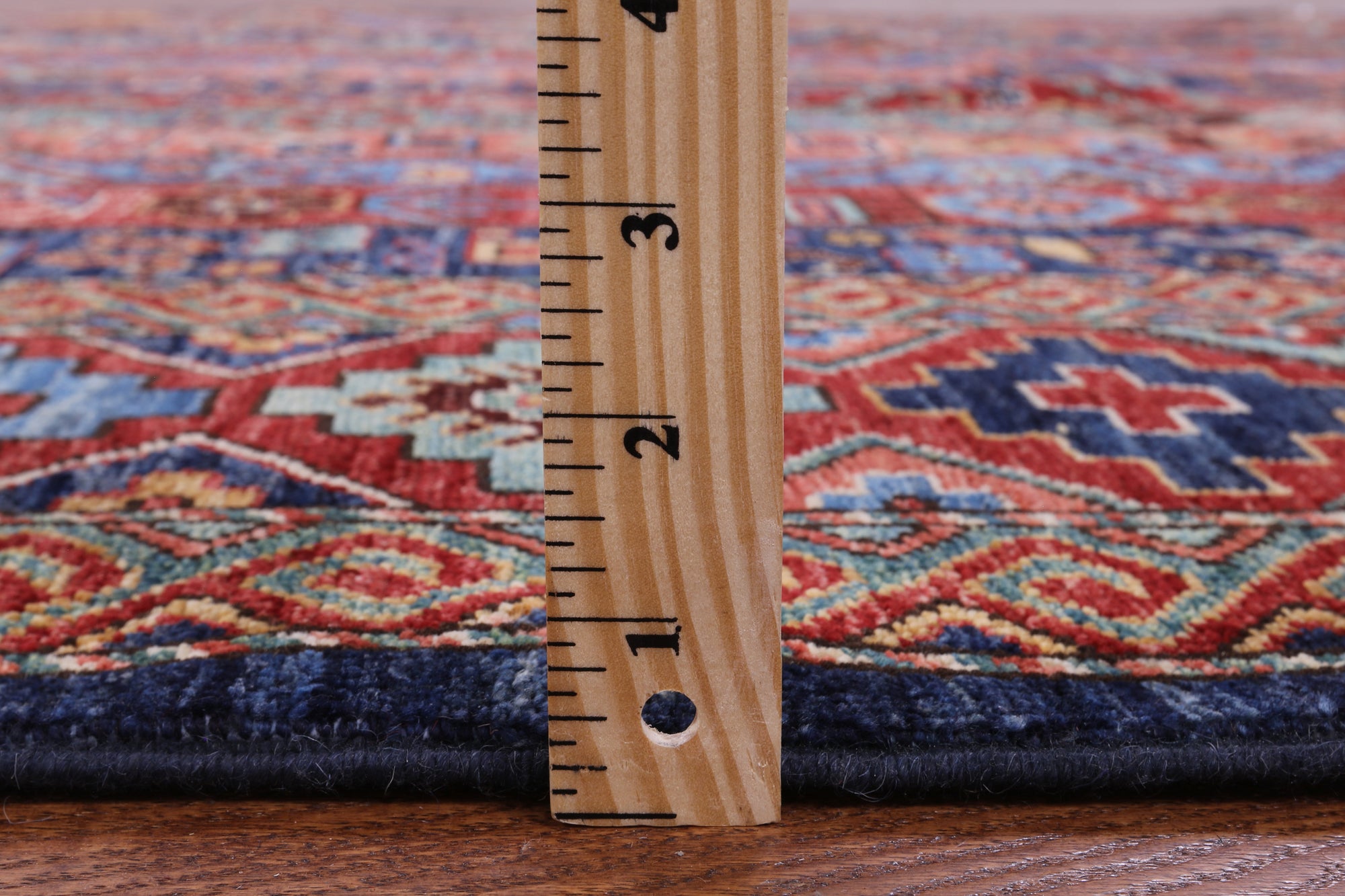 Shall Persian Gabbeh Hand Knotted Wool Rug - 5' 10" X 8' 9" - Golden Nile