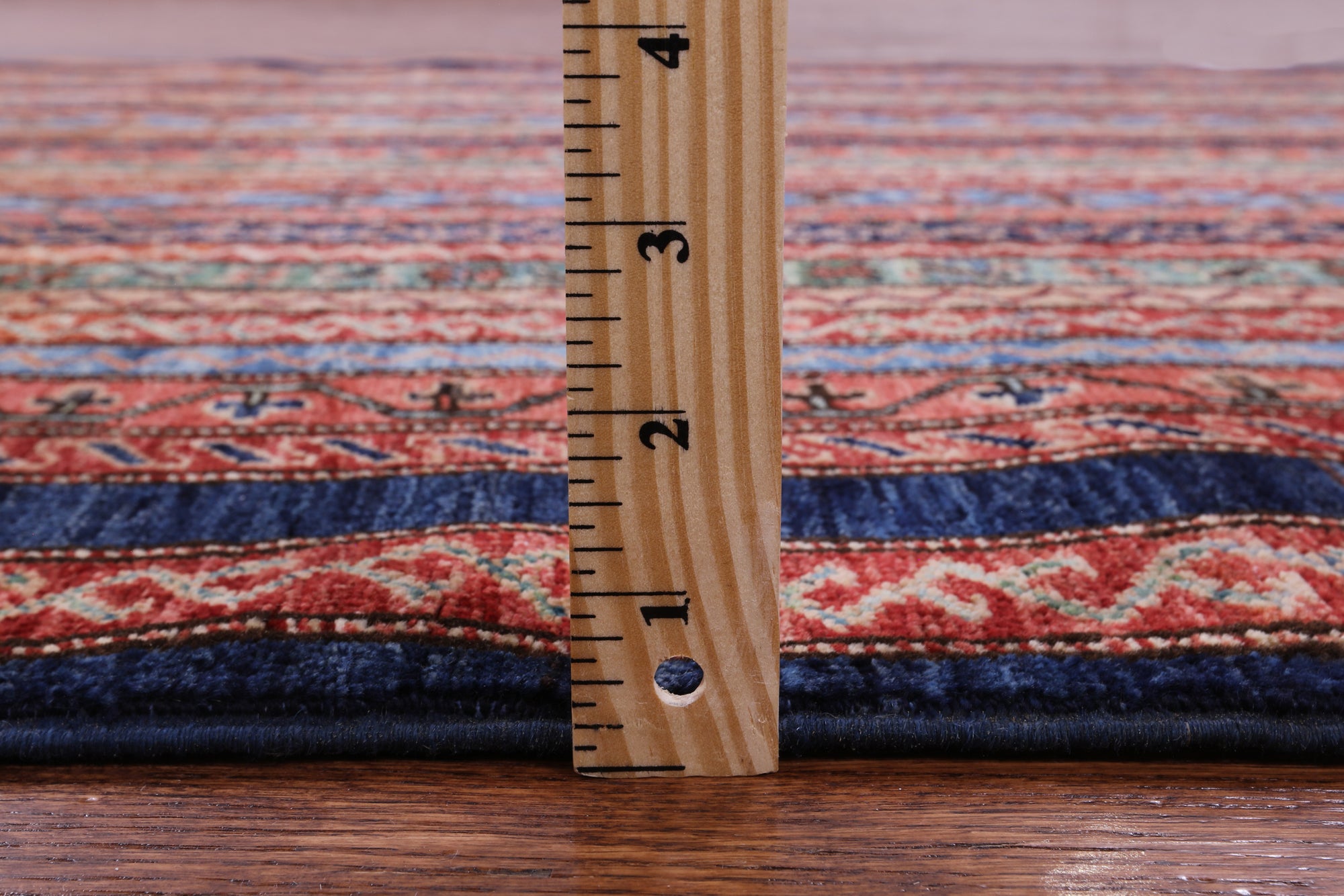 Shall Persian Gabbeh Handmade Wool Rug - 4' 2" X 5' 11" - Golden Nile