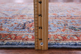 Blue Persian Ziegler Handmade Wool Rug - 4' 2" X 6' 0" - Golden Nile