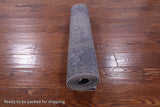 Grey Full Pile Overdyed Hand Knotted Wool Runner Rug - 2' 8" X 9' 11" - Golden Nile