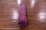 Zero Pile Overdyed Hand Knotted Wool Rug - 9' 0" X 11' 11" - Golden Nile