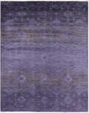 Full Pile Overdyed Hand Knotted Wool Rug - 6' 8" X 8' 0" - Golden Nile